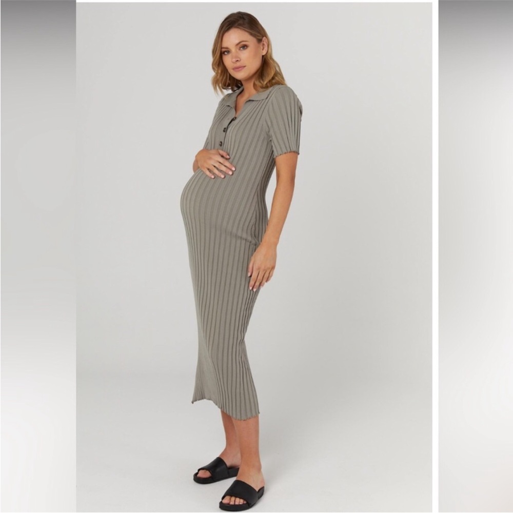 Legoe heritage | polo maxi midi dress | small